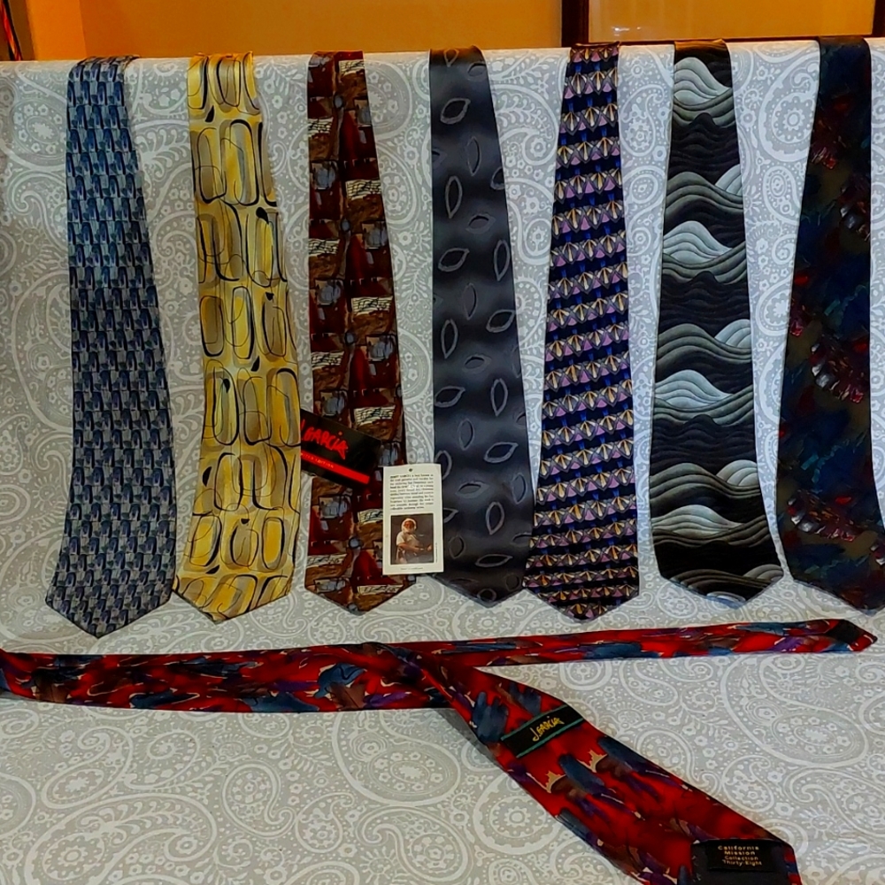 Jerry Garcia collection of ties